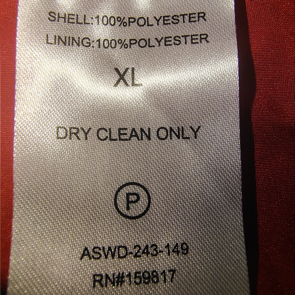 NWT-Altar'd State Chic Red Tweed Ruffled Mini Dress Size XL - Picture 8 of 9